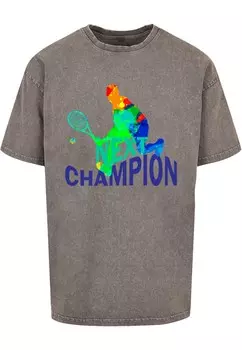 Футболка Merchcode NEXT CHAMPION, серый деним