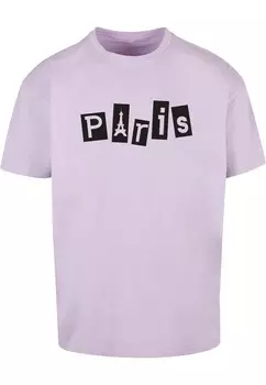 Футболка Merchcode PARIS, светло-фиолетовый
