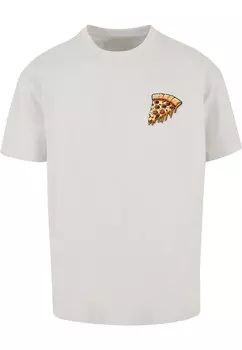 Футболка Merchcode PIZZA COMIC, серый