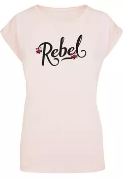 Футболка Merchcode REBEL, цвет Powder
