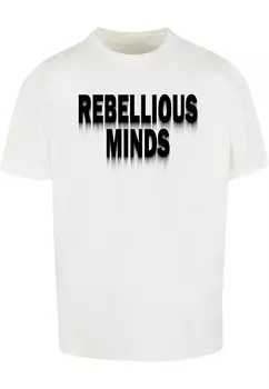 Футболка Merchcode REBELLIOUS MINDS, белый