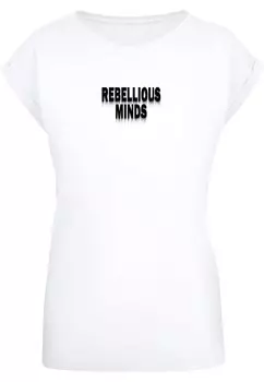 Футболка Merchcode REBELLIOUS MINDS, белый