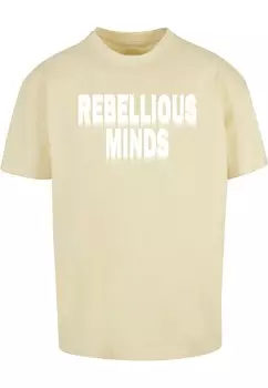 Футболка Merchcode REBELLIOUS MINDS, бежевый