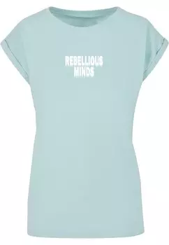 Футболка Merchcode REBELLIOUS MINDS, бирюзовый