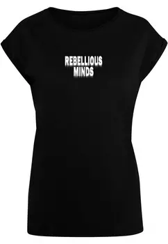 Футболка Merchcode REBELLIOUS MINDS, черный