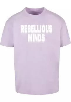 Футболка Merchcode REBELLIOUS MINDS, светло-фиолетовый