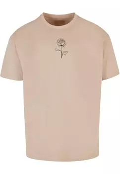 Футболка Merchcode ROSE, песочный