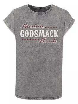 Футболка Merchcode s, цвет grey black