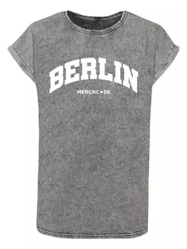 Футболка Merchcode s, цвет grey black
