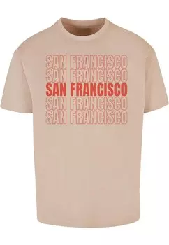 Футболка Merchcode SAN FRANCISCO, цвет Kitt