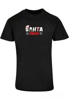 Футболка Merchcode SANTA SQUAD, черный