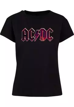 Футболка Merchcode Shirt ACDC - Distressed, черный