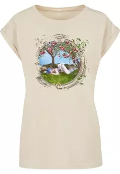 Футболка Merchcode Shirt Ashnikko - Apple, песочный