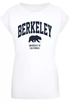 Футболка Merchcode Shirt Berkeley University - Bear, белый