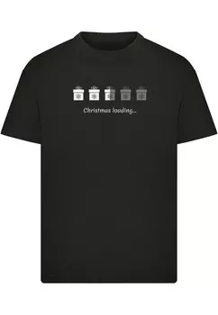 Футболка Merchcode Shirt Christmas Gifts Loading, черный