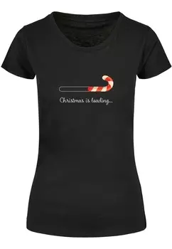 Футболка Merchcode Shirt Christmas Loading, черный
