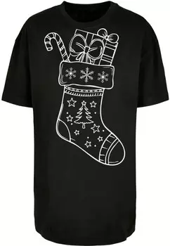 Футболка Merchcode Shirt Christmas Socks, черный