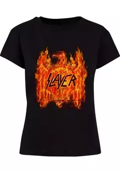 Футболка Merchcode Shirt Flaming Eagle, черный
