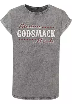 Футболка Merchcode Shirt Godsmack - Boston, серый