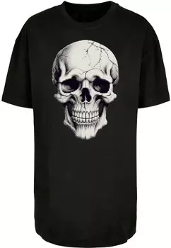 Футболка Merchcode Shirt Halloween - Skull, черный