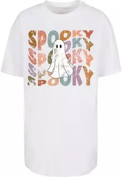 Футболка Merchcode Shirt Halloween - Spooky Ghost, белый