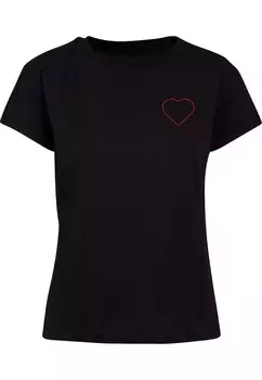 Футболка Merchcode Shirt Herz, черный