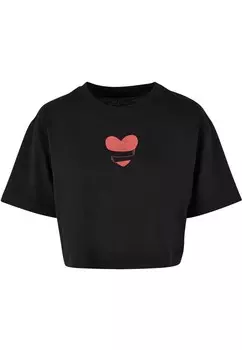 Футболка Merchcode Shirt Hugs & Love - Heart Hug, черный