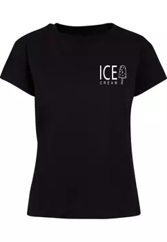 Футболка Merchcode Shirt Ice Cream, черный