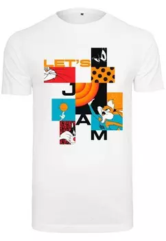 Футболка Merchcode Shirt Lets Jam, белый