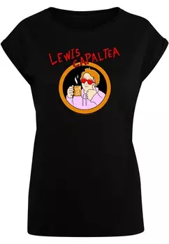 Футболка Merchcode Shirt Lewis Capaldi - Capal Tea, черный
