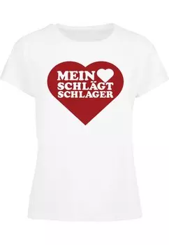 Футболка Merchcode Shirt MHSS Herz, белый