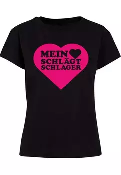 Футболка Merchcode Shirt MHSS Herz, черный