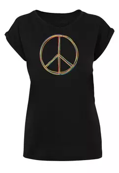 Футболка Merchcode Shirt Peace, черный