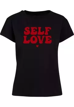 Футболка Merchcode Shirt Self Love, черный