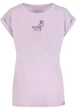 Футболка Merchcode Shirt Spring - Vibes, лавандовый