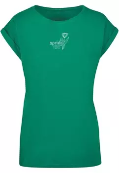 Футболка Merchcode Shirt Spring - Vibes, зеленый