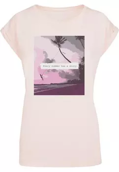 Футболка Merchcode Shirt Summer - Every Summer Has A Story, цвет pink/rose