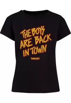 Футболка Merchcode Shirt Thin Lizzy - The Boys Stacked, черный