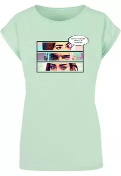 Футболка Merchcode Shirt Thinking Comic, мятный
