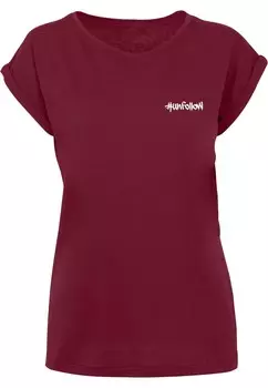 Футболка Merchcode Shirt Unfollow, бордовый