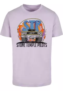 Футболка Merchcode Stone Temple Pilots - Vintage Muscle, светло-фиолетовый