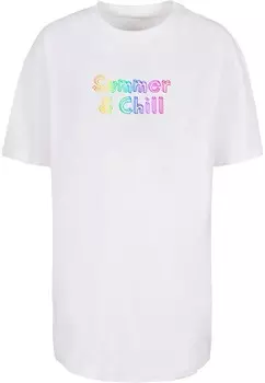 Футболка Merchcode SUMMER AND CHILL, белый