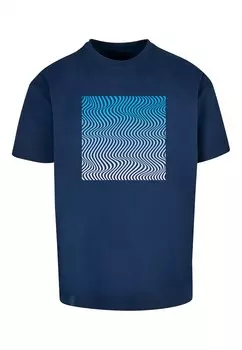 Футболка Merchcode SUMMER, лазурный/темно-синий