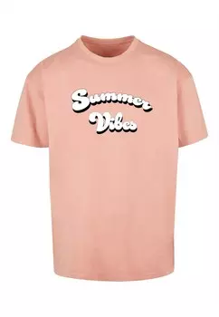 Футболка Merchcode SUMMER VIBES, цвет Powder