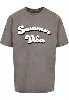 Футболка Merchcode SUMMER VIBES, цвет Stone