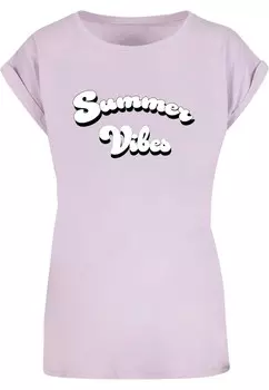 Футболка Merchcode SUMMER VIBES, лавандовый