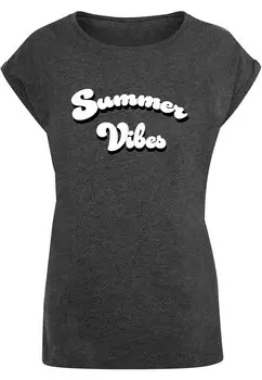 Футболка Merchcode SUMMER VIBES, темно-серый
