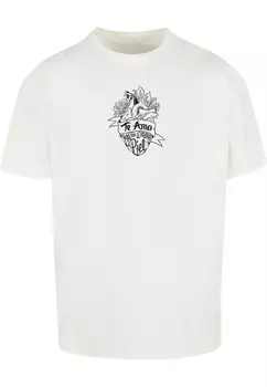 Футболка Merchcode TE AMO OUTLINE, белый