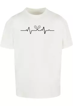 Футболка Merchcode TENNIS BEATS, белый
