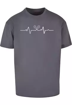 Футболка Merchcode TENNIS BEATS, цвет Stone